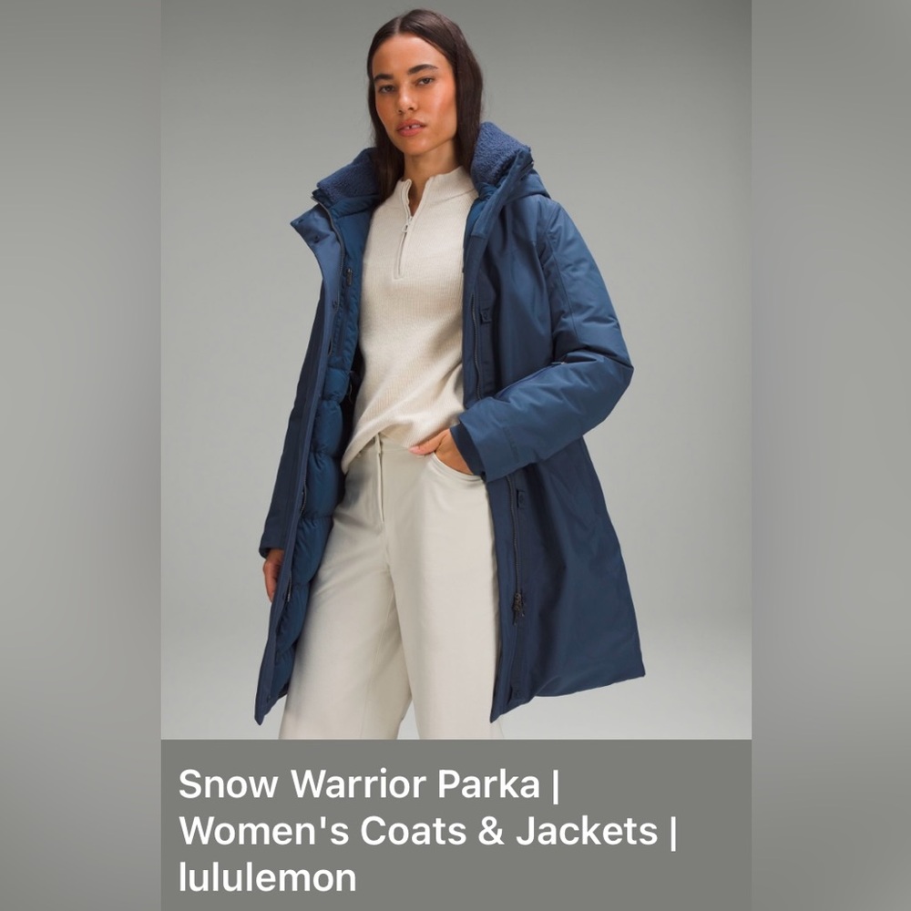 lululemon athletica Navy Ski Jacket